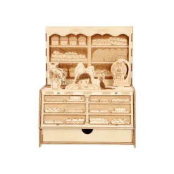Maison Ghibli Maquette en bois Kigumi Boulangerie - Kiki la petite sorcière