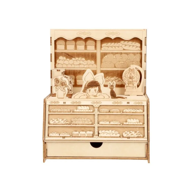 Maison Ghibli Maquette en bois Kigumi Boulangerie - Kiki la petite sorcière