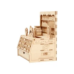 Maison Ghibli Maquette en bois Kigumi Boulangerie - Kiki la petite sorcière