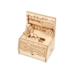 Maison Ghibli Maquette en bois Kigumi Boulangerie - Kiki la petite sorcière