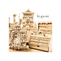 Maison Ghibli Maquette en bois Kigumi Tiger Moth - Le Château dans le ciel