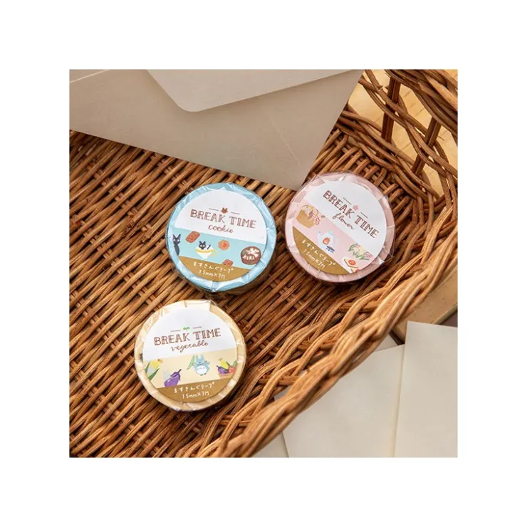 Maison Ghibli Masking Tape Break Time Cookies - Kiki la petite sorcière