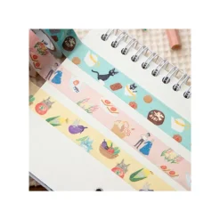 Maison Ghibli Masking Tape Break Time Fleurs - Le Château ambulant