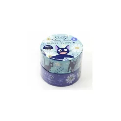 Maison Ghibli Masking Tape Jiji Motifs Fleurs - KKiki la petite sorcière