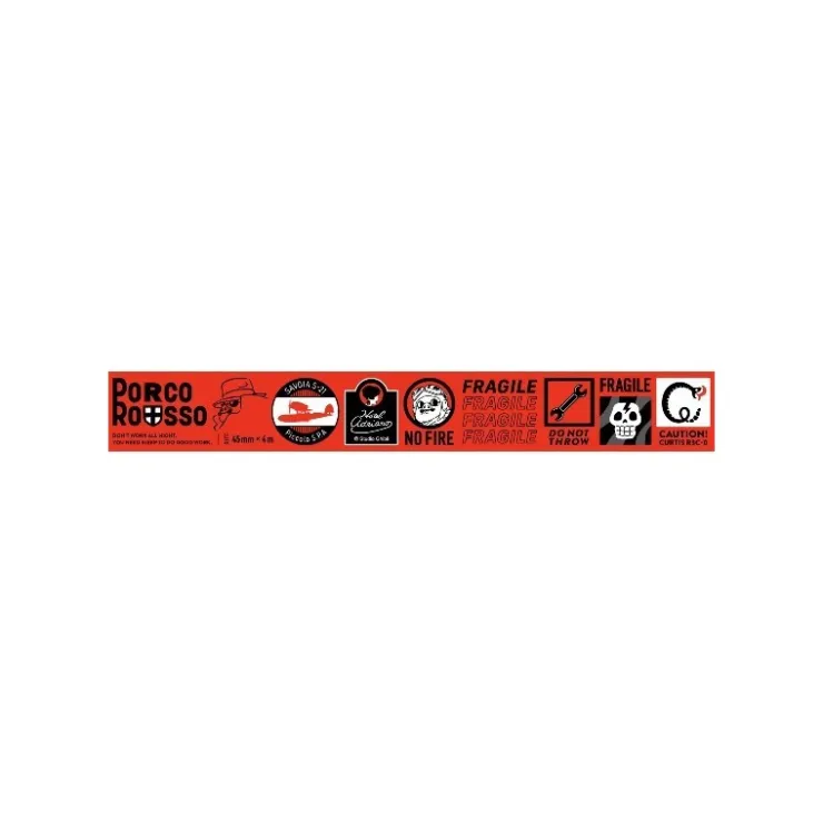 Maison Ghibli Masking tape Large - Porco Rosso