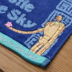 Maison Ghibli Mini Serviette Amulette cristal volucite 25x25 cm - Le Château dans l