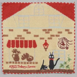 Maison Ghibli Mini Serviette Boulangerie de Kiki 25x25 cm - Kiki la petite sorcière