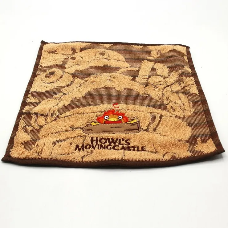 Maison Ghibli Mini Serviette Calcifer 25 x 25 cm - Le Château ambulant