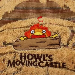 Maison Ghibli Mini Serviette Calcifer 25 x 25 cm - Le Château ambulant