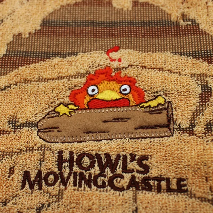 Maison Ghibli Mini Serviette Calcifer 25 x 25 cm - Le Château ambulant