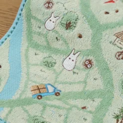 Maison Ghibli Mini Serviette Carte de balade 25x25 cm - Mon Voisin Totoro