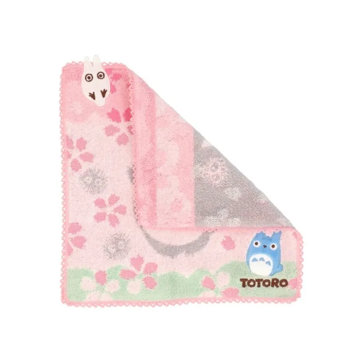 Maison Ghibli Mini serviette Cerisiers en fleurs 25x25cm - Mon voisinTotoro