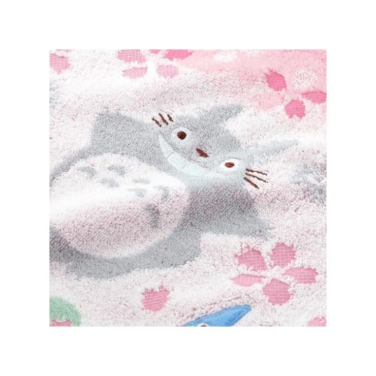 Maison Ghibli Mini serviette Cerisiers en fleurs 25x25cm - Mon voisinTotoro