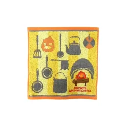 Maison Ghibli Mini Serviette Cuisine de Calcifer 25x25 cm - Le Château ambulant