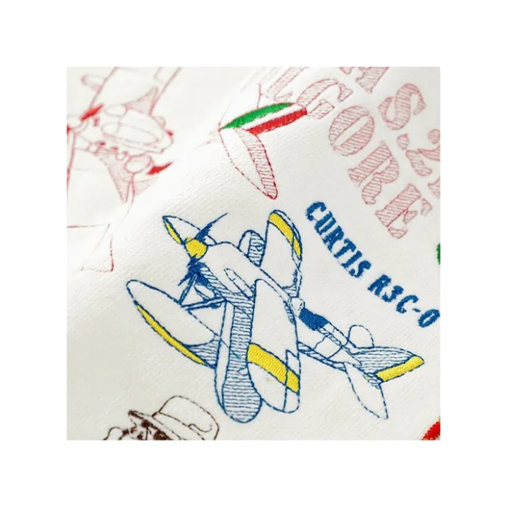 Maison Ghibli Mini Serviette Hydravions 25x25 cm - Porco Rosso