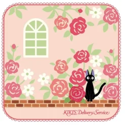 Maison Ghibli Mini Serviette Jardin de Roses 25 x 25 cm - Kiki La Petite Sorcière