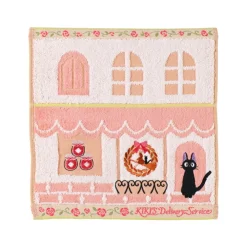 Maison Ghibli Mini Serviette Jiji Coin de rue 25x25 cm - Kiki la petite sorcière