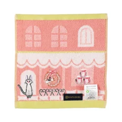Maison Ghibli Mini Serviette Jiji Coin de rue 25x25 cm - Kiki la petite sorcière