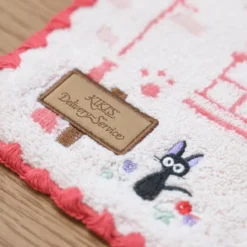 Maison Ghibli Mini Serviette Jiji devanture 25x25 cm - Kiki la petite sorcière
