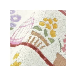 Maison Ghibli Mini Serviette Jiji et ses fleurs préférées 25x25 - Kiki la petite so