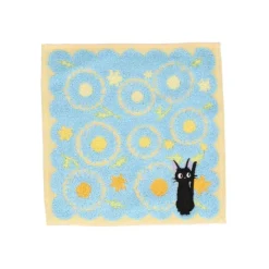 Maison Ghibli Mini serviette Jiji Marguerites 25x25cm - Kiki la petite sorcière