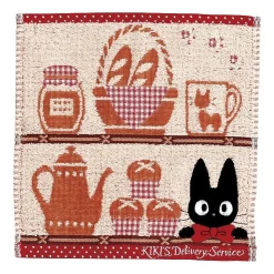 Maison Ghibli Mini Serviette Jiji Étagères 25x25 cm - Kiki la petite sorcière