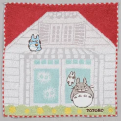 Maison Ghibli Mini Serviette Maison de Satsuki & Mei 25x25 cm - Mon Voisin Totoro