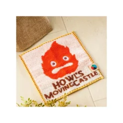 Maison Ghibli Mini Serviette Mame Calcifer 15x15 cm - Le Château ambulant