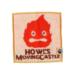 Maison Ghibli Mini Serviette Mame Calcifer 15x15 cm - Le Château ambulant