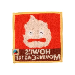 Maison Ghibli Mini Serviette Mame Calcifer 15x15 cm - Le Château ambulant