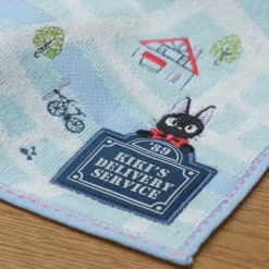 Maison Ghibli Mini Serviette Plan de la ville 25x25 cm - Kiki la petite sorcière