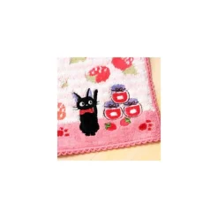Maison Ghibli Mini Serviette rose L’heure du Goûter - Kiki la petite sorcière 23×23