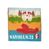 Maison Ghibli Mini Serviette Savoia S.21 34x36 cm - Porco Rosso
