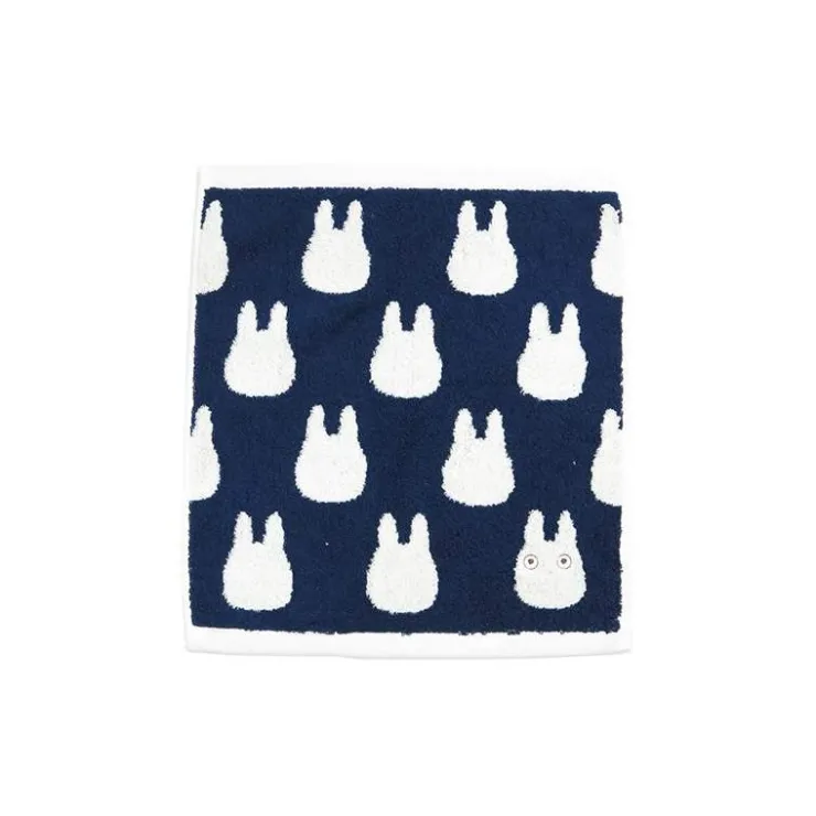 Maison Ghibli Mini Serviette Silhouette Totoro Blanc 33x36 cm - Mon Voisin Totoro
