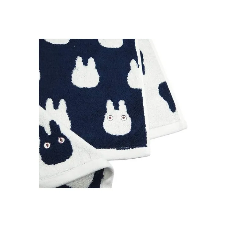 Maison Ghibli Mini Serviette Silhouette Totoro Blanc 33x36 cm - Mon Voisin Totoro