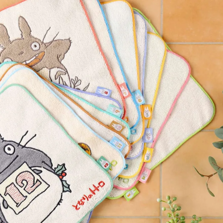 Maison Ghibli Mini Serviette Totoro anniversaire 5 25x25 cm - Mon Voisin Totoro