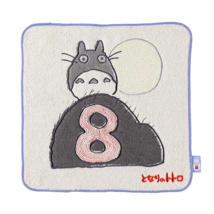 Maison Ghibli Mini Serviette Totoro anniversaire 8 25x25 cm - Mon Voisin Totoro