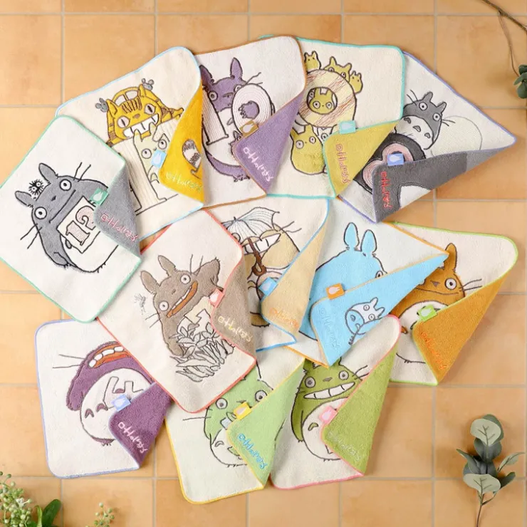 Maison Ghibli Mini Serviette Totoro anniversaire 12 25x25 cm - Mon Voisin Totoro