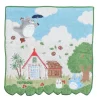Maison Ghibli Mini Serviette Totoro dans le ciel 25x25 cm - Mon Voisin Totoro