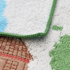 Maison Ghibli Mini Serviette Totoro dans le ciel 25x25 cm - Mon Voisin Totoro