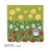 Maison Ghibli Mini Serviette Totoro Fleurs & Fraises 25x25 cm - Mon Voisin Totoro