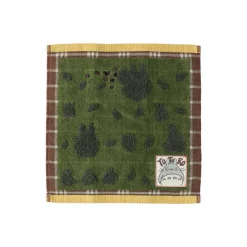 Maison Ghibli Mini Serviette Vert Automne 25x25 cm - Mon Voisin Totoro
