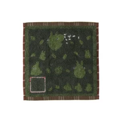 Maison Ghibli Mini Serviette Vert Automne 25x25 cm - Mon Voisin Totoro