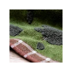 Maison Ghibli Mini Serviette Vert Automne 25x25 cm - Mon Voisin Totoro