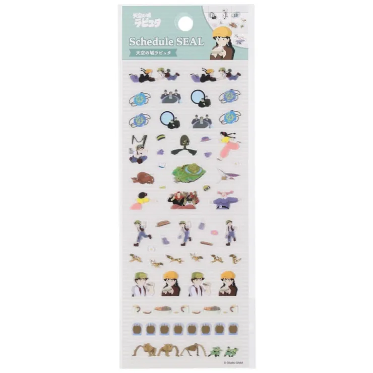 Maison Ghibli Mini stickers agenda Collection 1 - Le Château dans le ciel