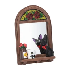 Maison Ghibli Miroir Jiji devant la glace - Kiki la petite sorcière