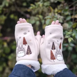 Maison Ghibli Mitaines Totoro sapins - Mon Voisin Totoro
