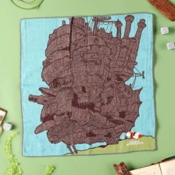 Maison Ghibli Mouchoir Imabari Château de Hauru 40x40 cm - Le Château ambulant