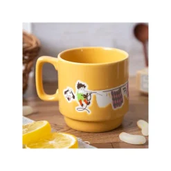 Maison Ghibli Mug couleur gauffré Grande lessive - Le Château ambulant