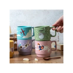 Maison Ghibli Mug couleur gauffré Grande lessive - Le Château ambulant